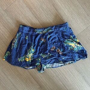 Free People Night Watcher Floral Skort